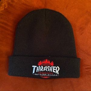 Thrasher x HUF beanie